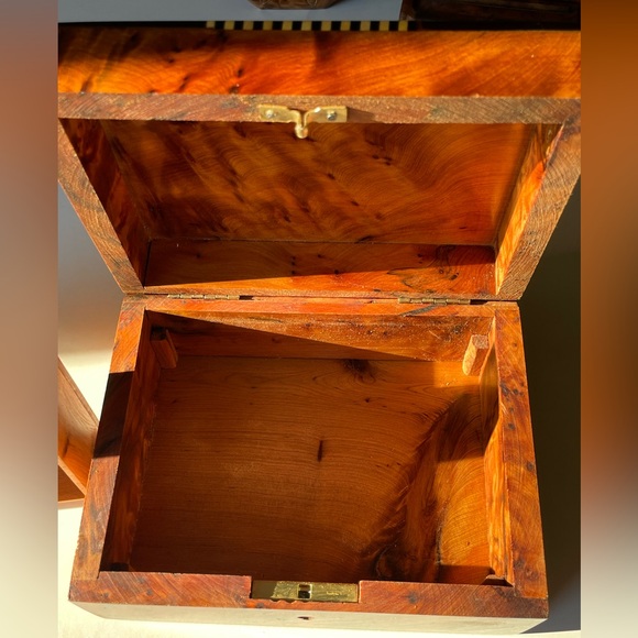 Jewelry Box - Moroccan burl wood Jewelry box - handmade Thuya - Picture 6 of 10